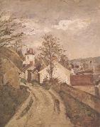 Paul Cezanne Dr.Gachet's House at Auvers oil painting artist